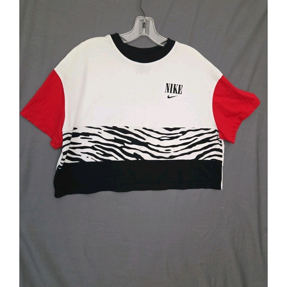 Vintage Nike Crop Top Shirt Womens X-Large Athletic Outdoors Classic 90s